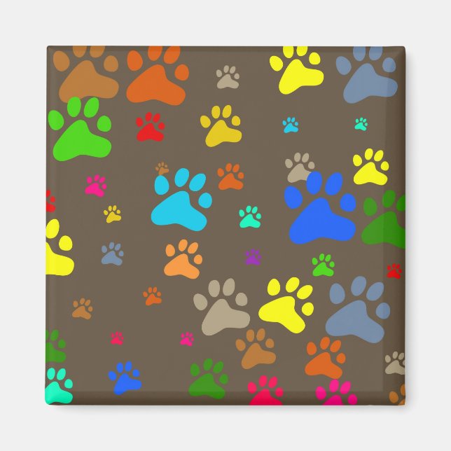 Paw Wallpaper Magnet (Front)