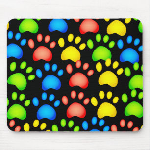 Paw Wallpaper Mouse Pad