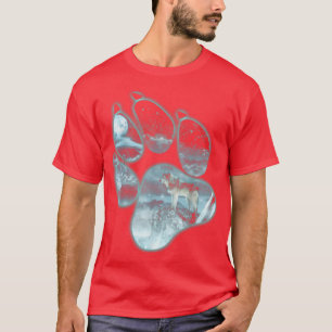 Paw Wolf Howl Snow Mountain T-Shirt