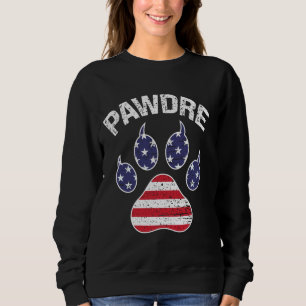 Pawdre Cat Dad Cute Fur Papa Fathers Day Pet Paw D Sweatshirt