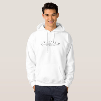 Pawfection One-Line Art – Minimalist Dog Lover Hoodie