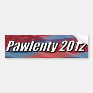 Pawlenty 2012 bumper sticker