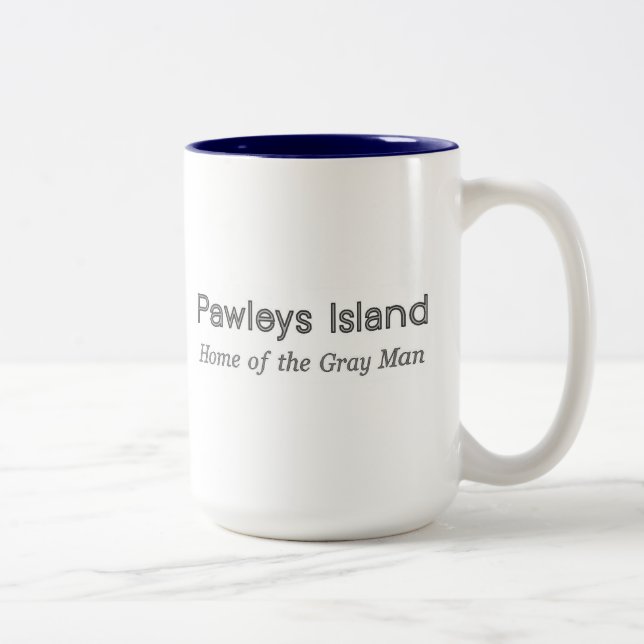 Pawleys Island Grey Man Two-Tone Coffee Mug (Right)