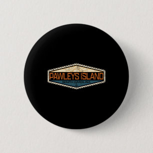 Pawleys Island South Carolina Distressed 6 Cm Round Badge