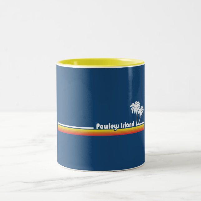 Pawleys Island South Carolina Two-Tone Coffee Mug (Center)