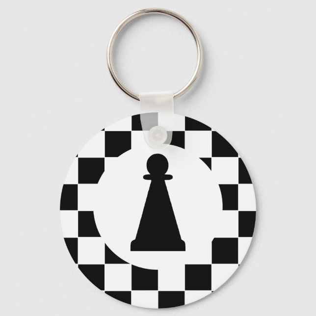 Pawn Chess Piece - Keychain - Chess Party Favours (Front)