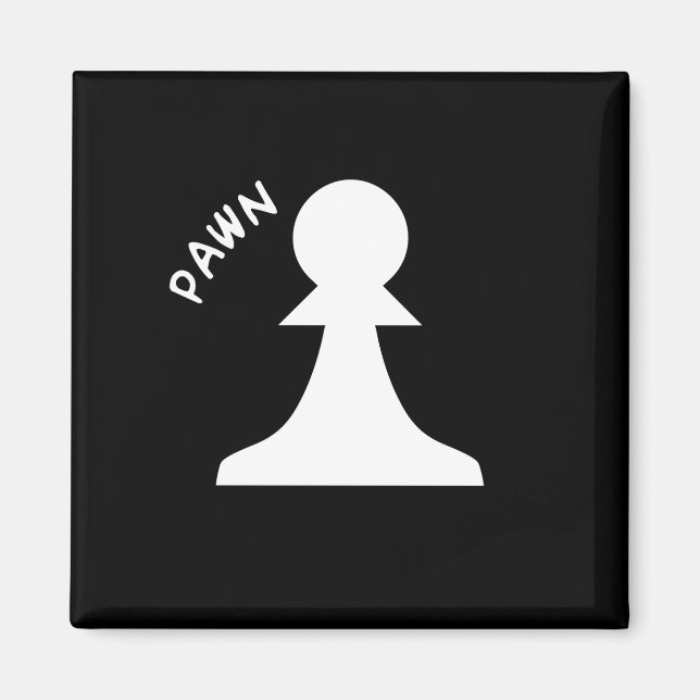Pawn Chess Piece Magnet (Front)