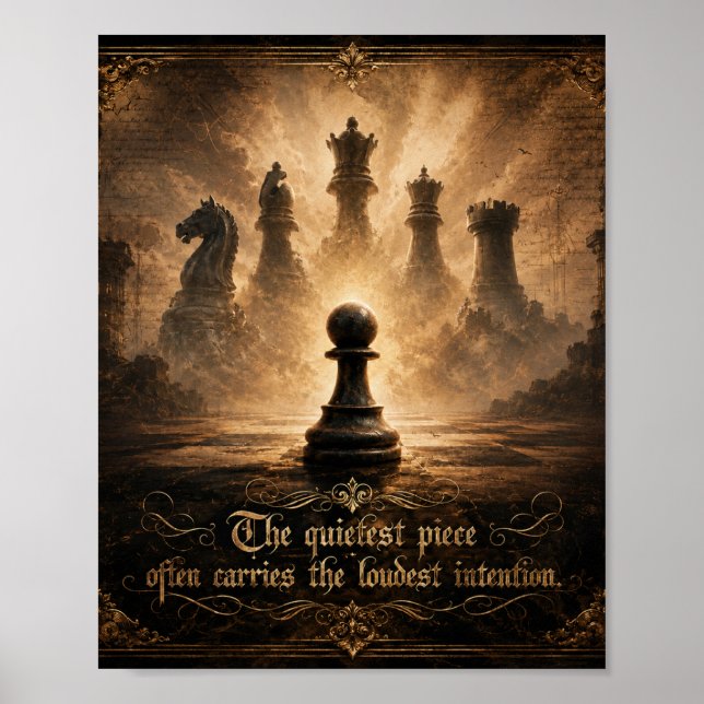 pawn chess poster (Front)