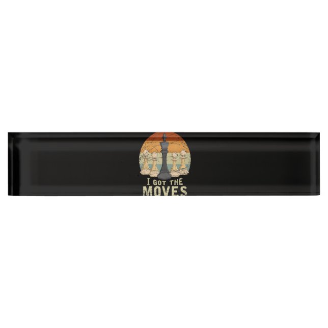 Pawn King Chess Figure Chessmen Gift Chess Nameplate (Front)