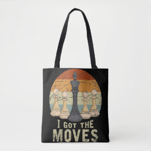 Pawn King Chess Figure Chessmen Gift Chess Tote Bag