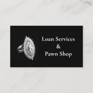 Pawn Shop Buy, Sell, Loan & Mortgage Personalised  Business Card