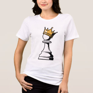 pawn with a crown Tri-Blend shirt