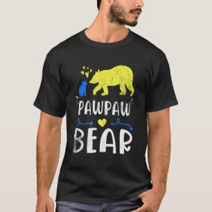 Pawpaw Bear Family Matching Down Syndrome Awarenes T-Shirt