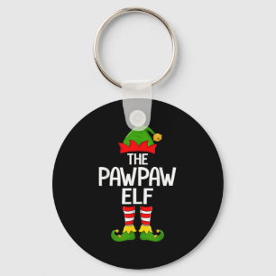 Pawpaw Elf Xmas Matching Family Elf Squad Christma Key Ring