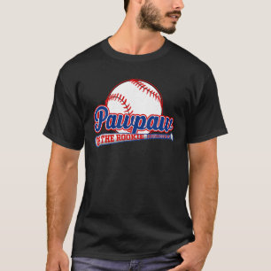 Pawpaw Of Rookie Of Year 1st Birthday Baseball The T-Shirt