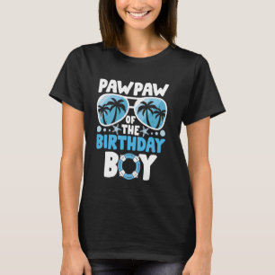 Pawpaw of the Birthday Boy Swimmer Swimming Swim T T-Shirt