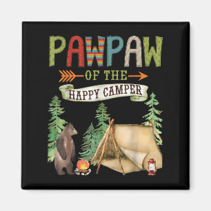 Pawpaw Of The Happy Camper First Birthday Camng  Magnet