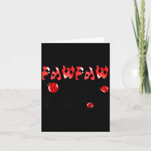 Pawpaw of The Little Lady Birthday Girl Ladybug Card