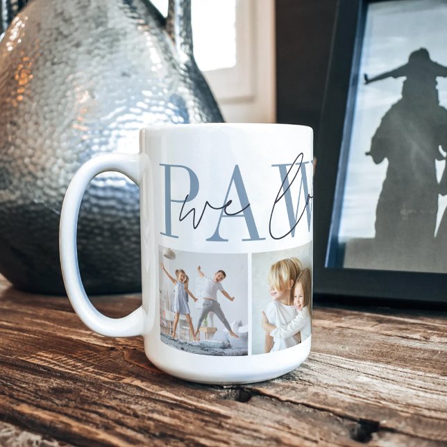 Pawpaw We Love You 4 Photo Collage Coffee Mug (Creator Uploaded)