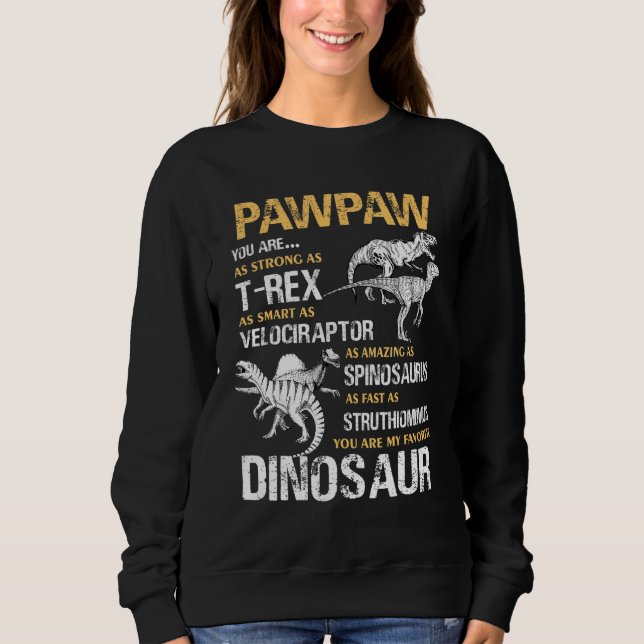 Pawpaw You Are My Favourite Dinosaur Tee For Fathe (Front)