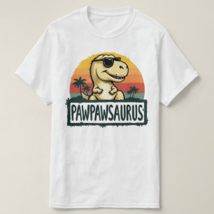 Pawpawsaurus Dinosaur Grandpa Saurus Father's Day T-Shirt
