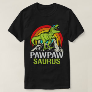 Pawpawsaurus Dinosaur Grandpa Saurus Father's Day  T-Shirt