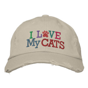 Pawprint Cap - Love My CATS! by SRF
