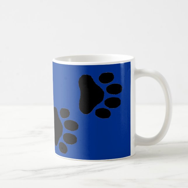 PawPrint - Customised - Customised Coffee Mug (Right)