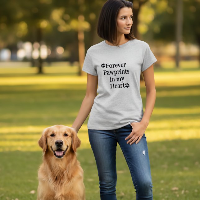 Pawprint in my Heart T-Shirt (Creator Uploaded)