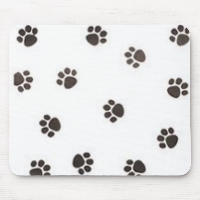 Pawprint Mouse Pad (Front)