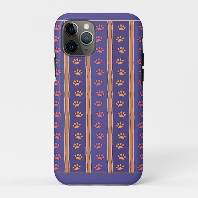 Pawprint Pattern Case-Mate iPhone Case (Back)