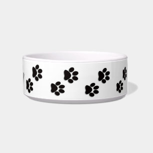 Pawprint Pet Food Bowl