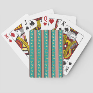 Pawprint Stripes Playing Cards