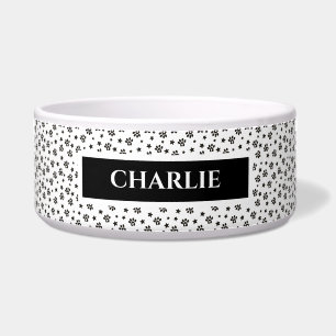 Pawprints and Stardust Dog Bowl