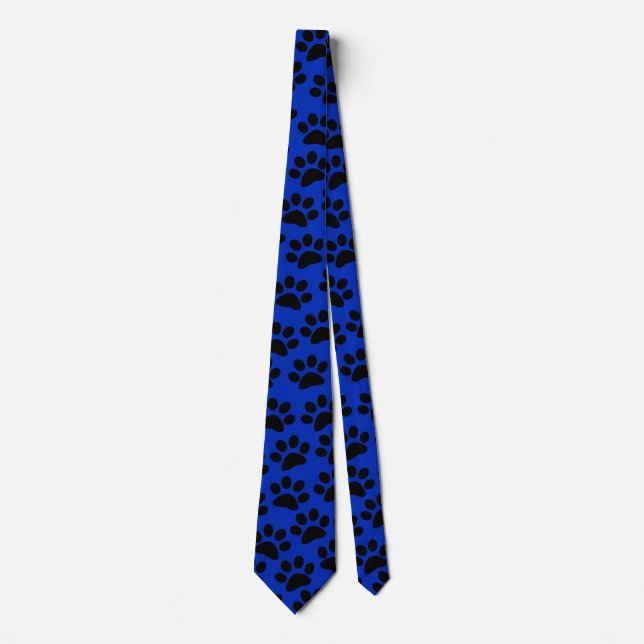 PAWPRINTS colour (puppy dog paw prints) ~~ Tie (Front)