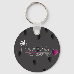 Pawprints - keychain