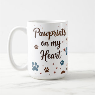 Pawprints on My Heart –Pet Lover Classic Mug 15oz
