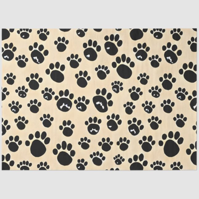 Pawprints Tissue Paper (Front)