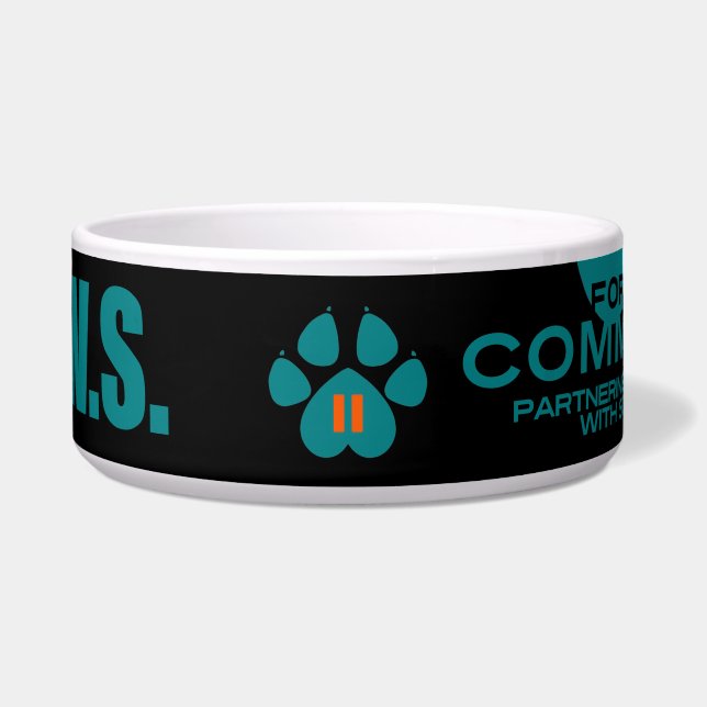 PAWS4Community Water/Food Bowl (Front)
