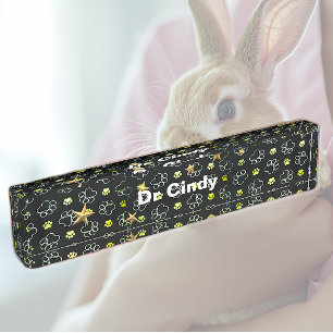 Paws and Stars Nameplate