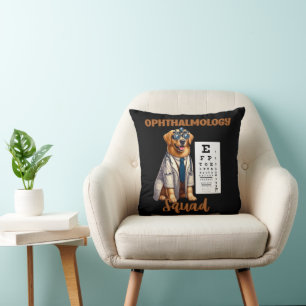 Paws and Vision Animal Ophthalmology Squad Cushion