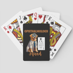 Paws and Vision Animal Ophthalmology Squad Playing Cards