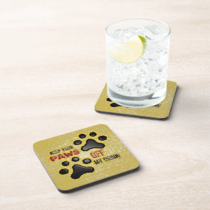Paws Animal Paw Humour Coaster