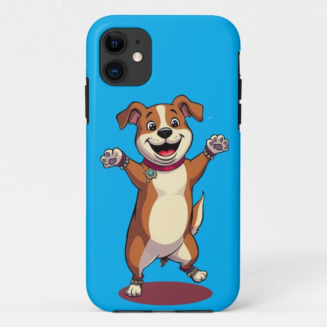 Paws & Beats – Dog's Dandiya Dance Case-Mate iPhone Case (Back)