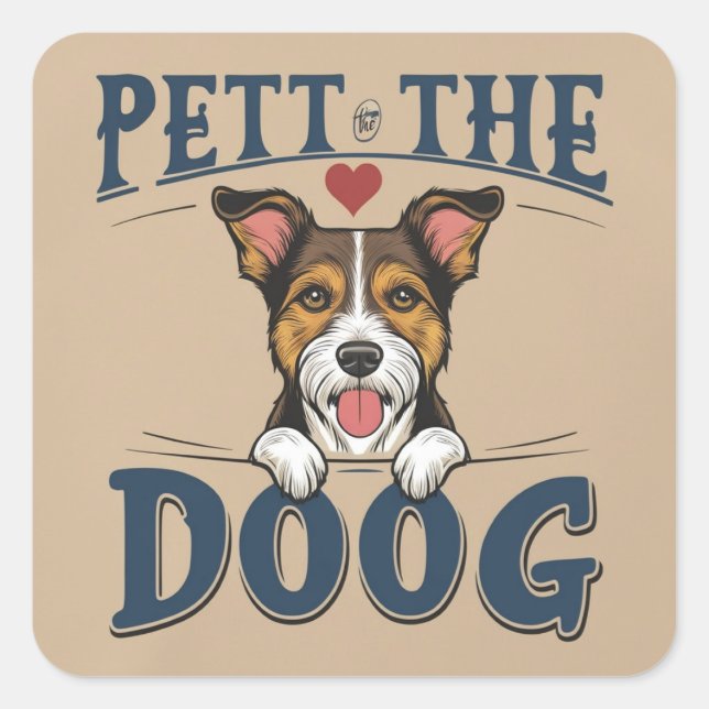 Paws Before Everything Square Sticker (Front)
