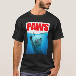 Paws Cat and Mouse Cute Cat T-Shirt