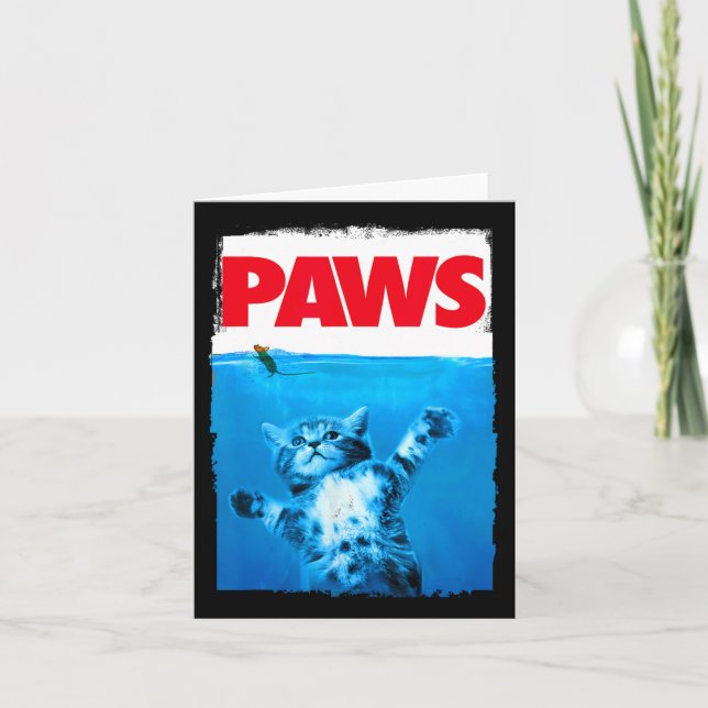 Paws Cat And Mouse Top  Card (Front)