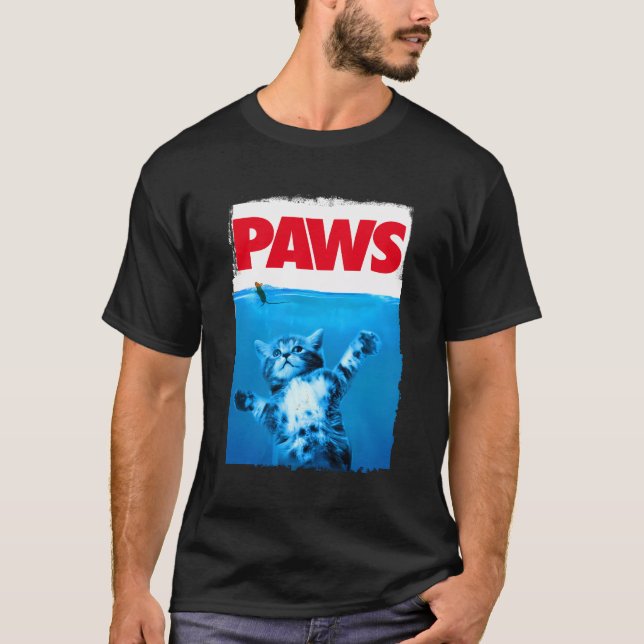 Paws Cat And Mouse Top Cute Funny Cat Lover Parody (Front)