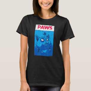 Paws Cat Kitten For Shark And Cat T-Shirt