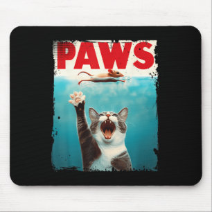 Paws Cat Mouse Parody Cat Shark Chasing Mouse Kitt Pad